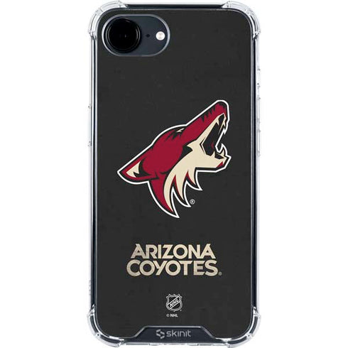 NHL Arizona Coyotes Distressed iPhone 16e Clear Case